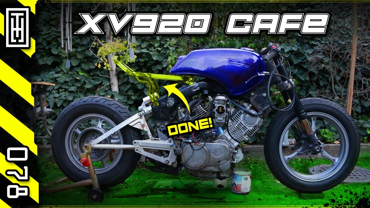 🏍 This Subframe Is Wild! (...and done) [ P7 ] \\ Yamaha XV920 Virago Cafe Racer