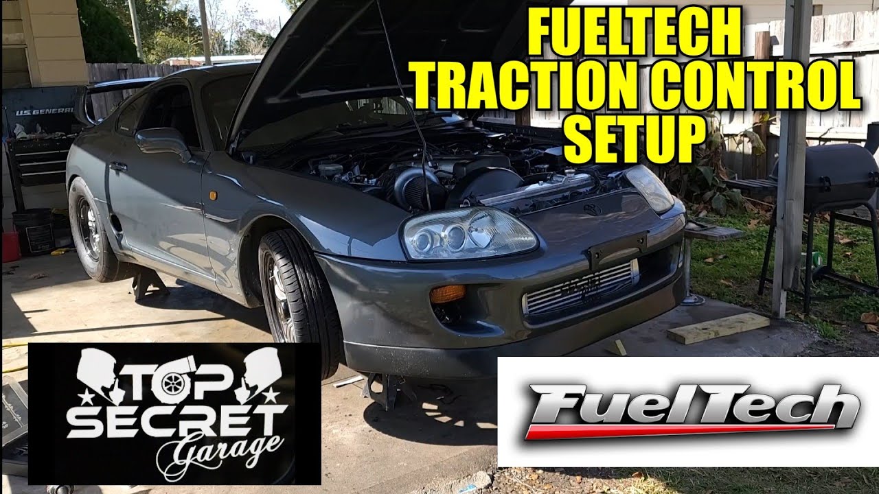 FUELTECH TRACTION CONTROL SETUP ON SUPRA