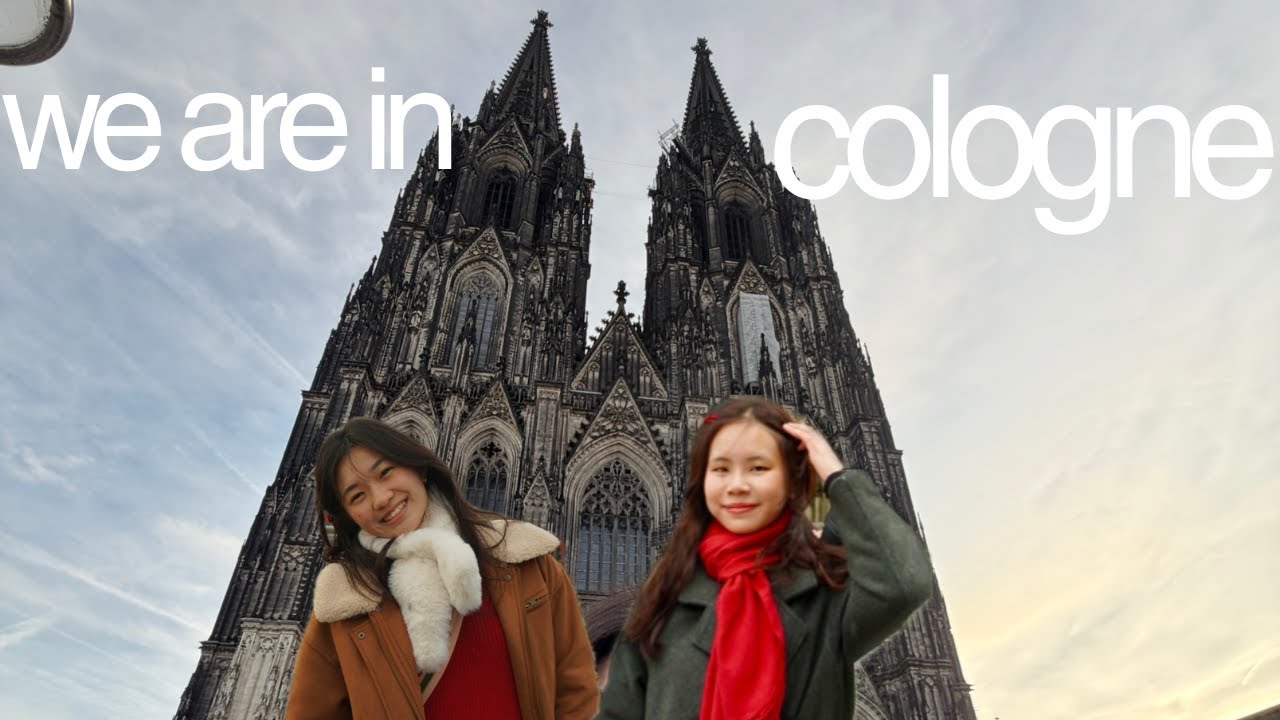 FIRST DAY IN GERMANY!! visiting cologne's christmas markets!! 🌲 part 1/10