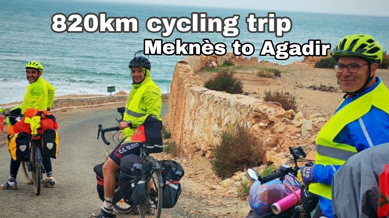 رحلة التحدي💪: من مكناس إلى أكادير (820 كم) 😍| Beginner Bike Trip 🚴‍♂️