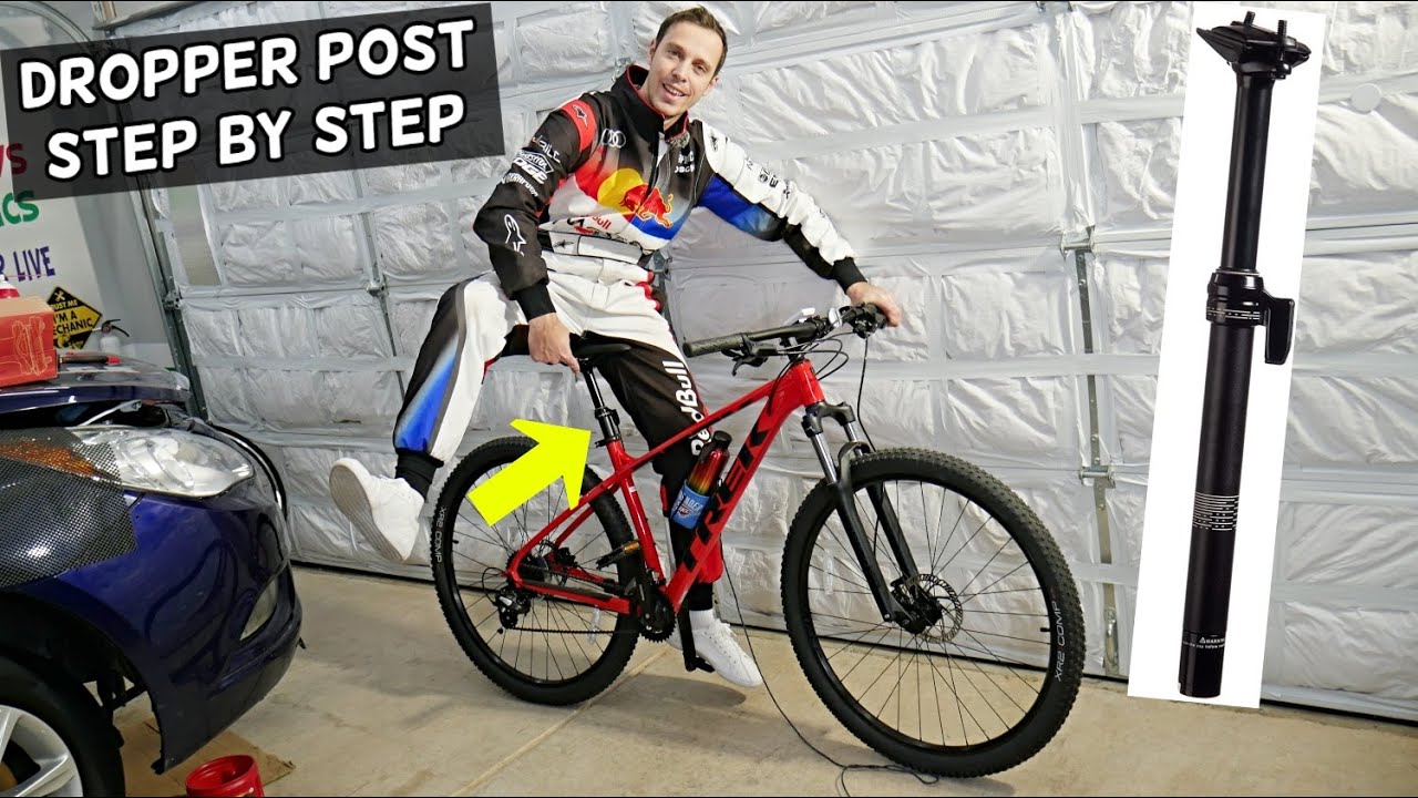 HOW TO INSTALL EXTERNAL DROPPER POST ON BIKE BICYCLE