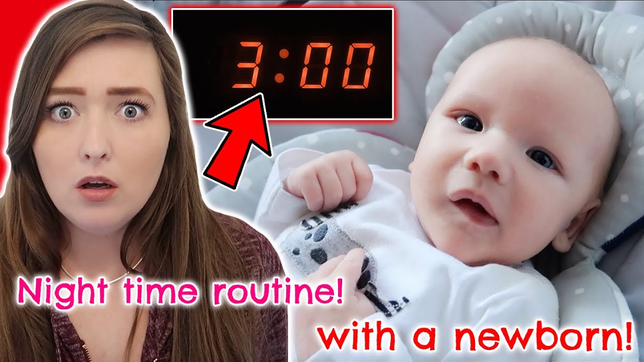 OUR NIGHT TIME ROUTINE WITH A NEWBORN BABY! (8 WEEKS OLD!)