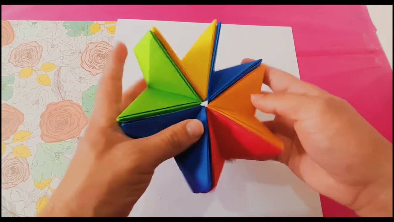 fabulosa estrella de papel. 
