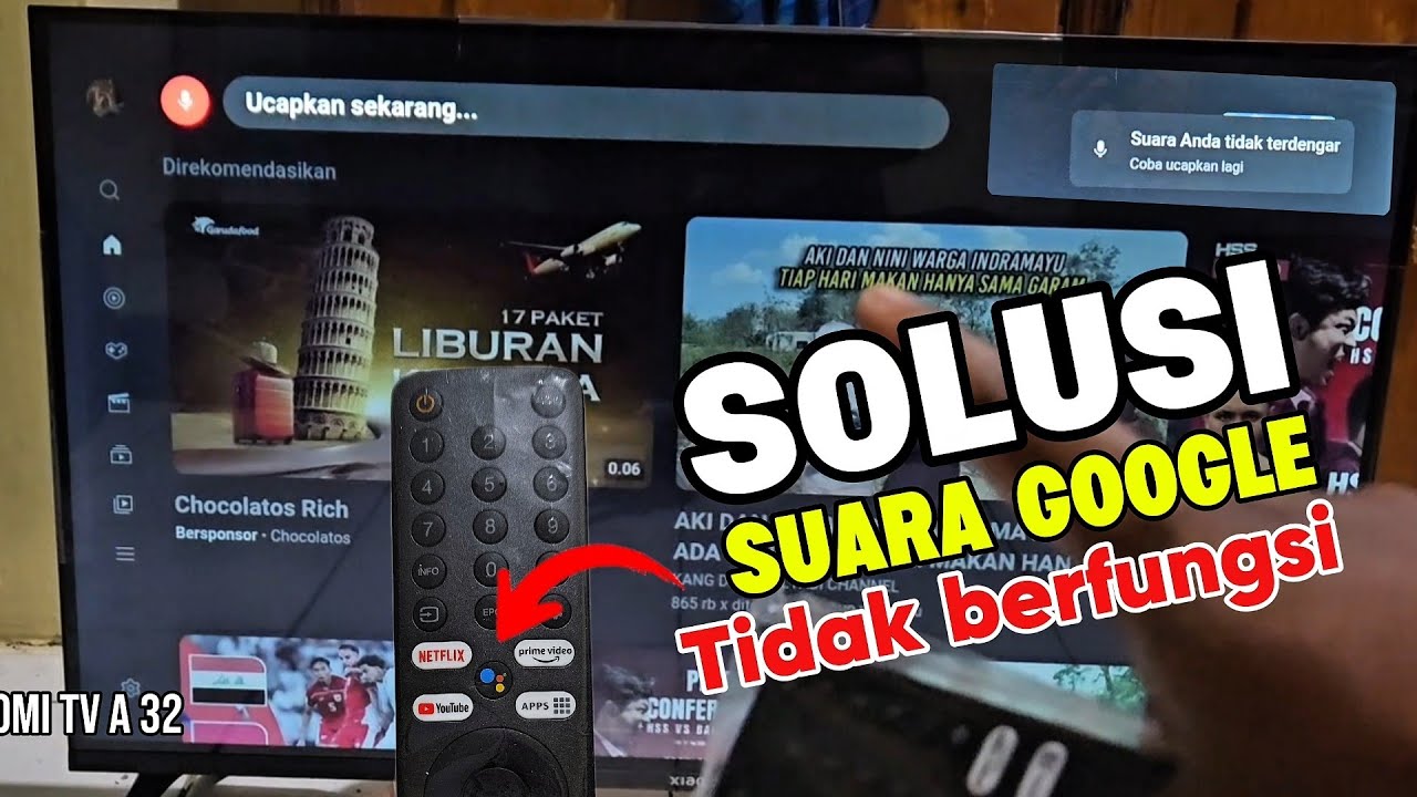 Google Assistant Tidak Bisa Bicara di TV ANDROID? Muncul Suara Anda Tidak Terdengar Ini Solusinya