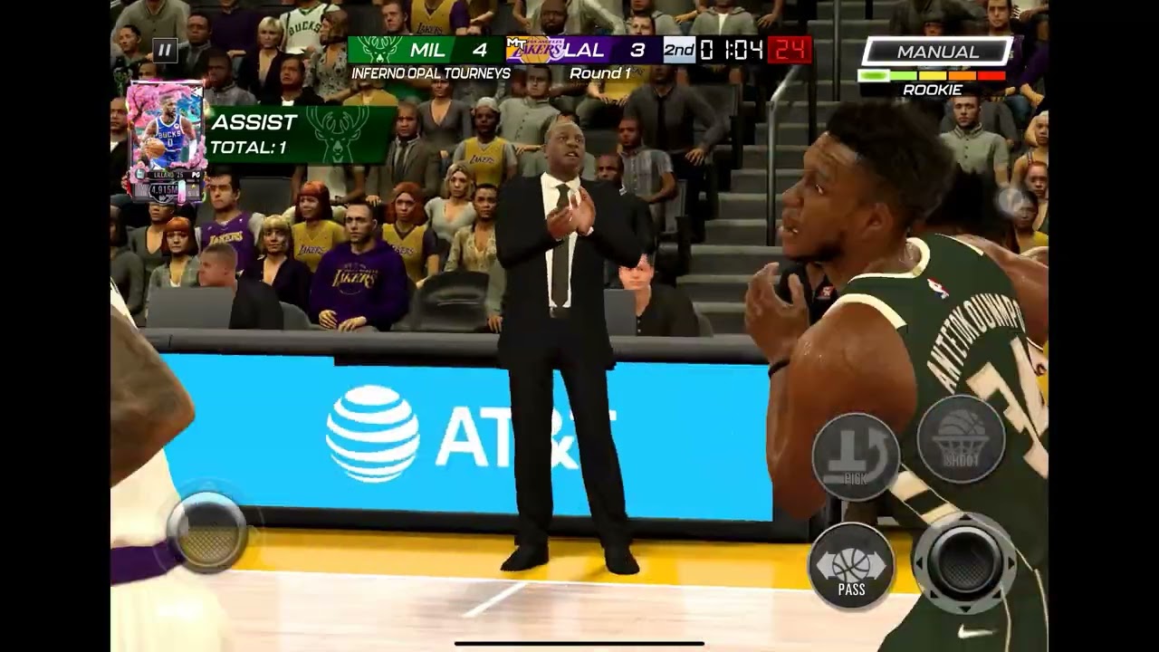 V1: NBA2K (LAL vs MIL GAME 1) INFERNO OPAL ROUND 1