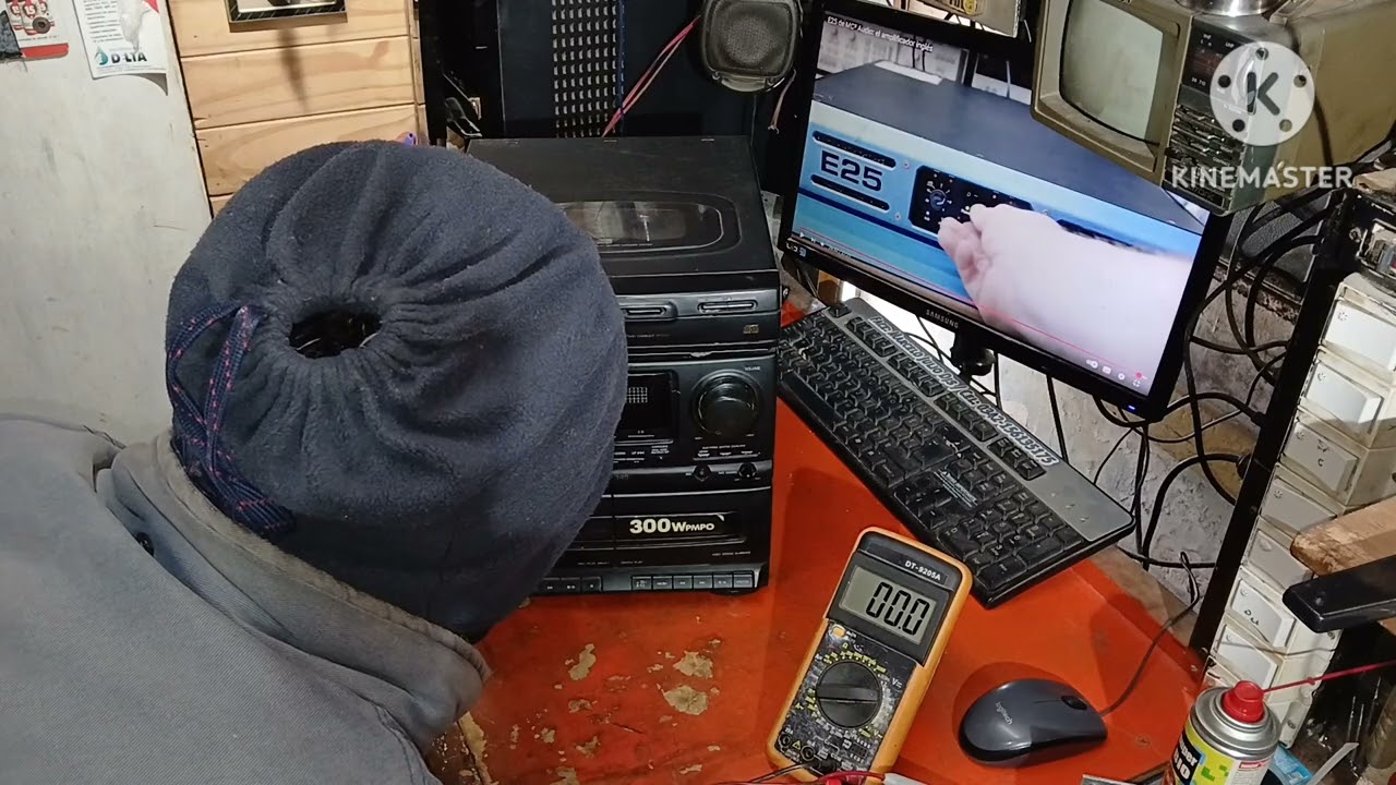 1ra Parte Reparacion  AIWA .Salida de Audio STK 4132 