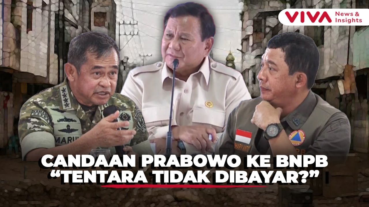 Didepan Prabowo, 'Debat' Kasad-Kepala BNPB: Tidak Cukup Bang