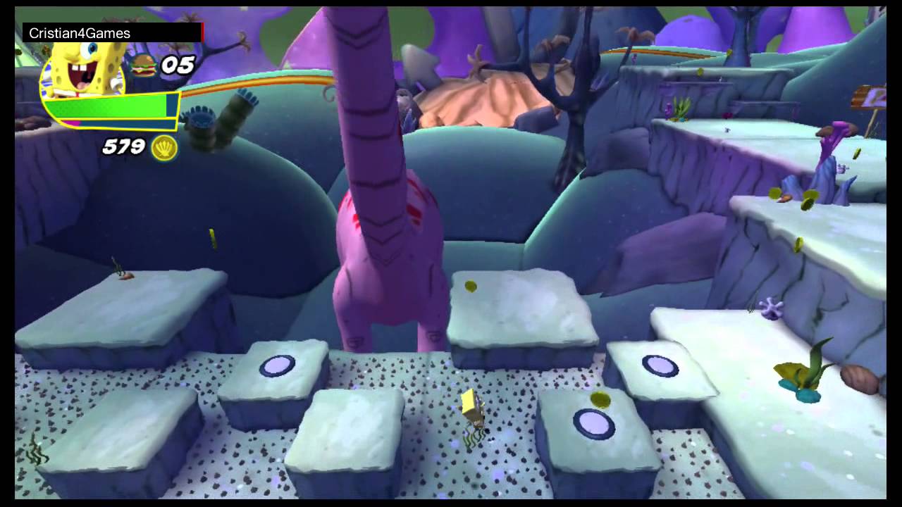 Bob Esponja El Heroe - » JUEGO COMPLETO SPEED RUN « - Español PSVITA [HD]