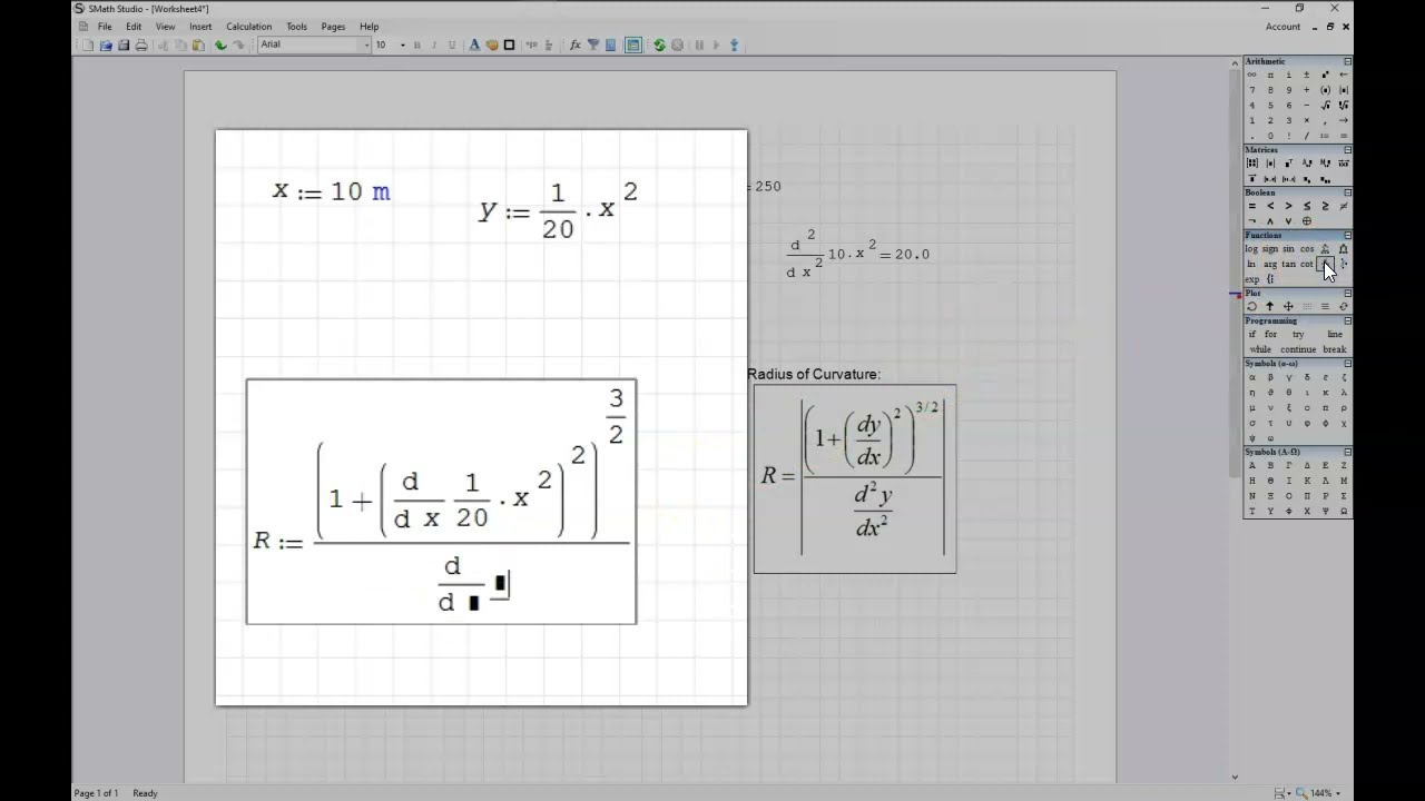 Introduction to SMath Studio (2 of 2)