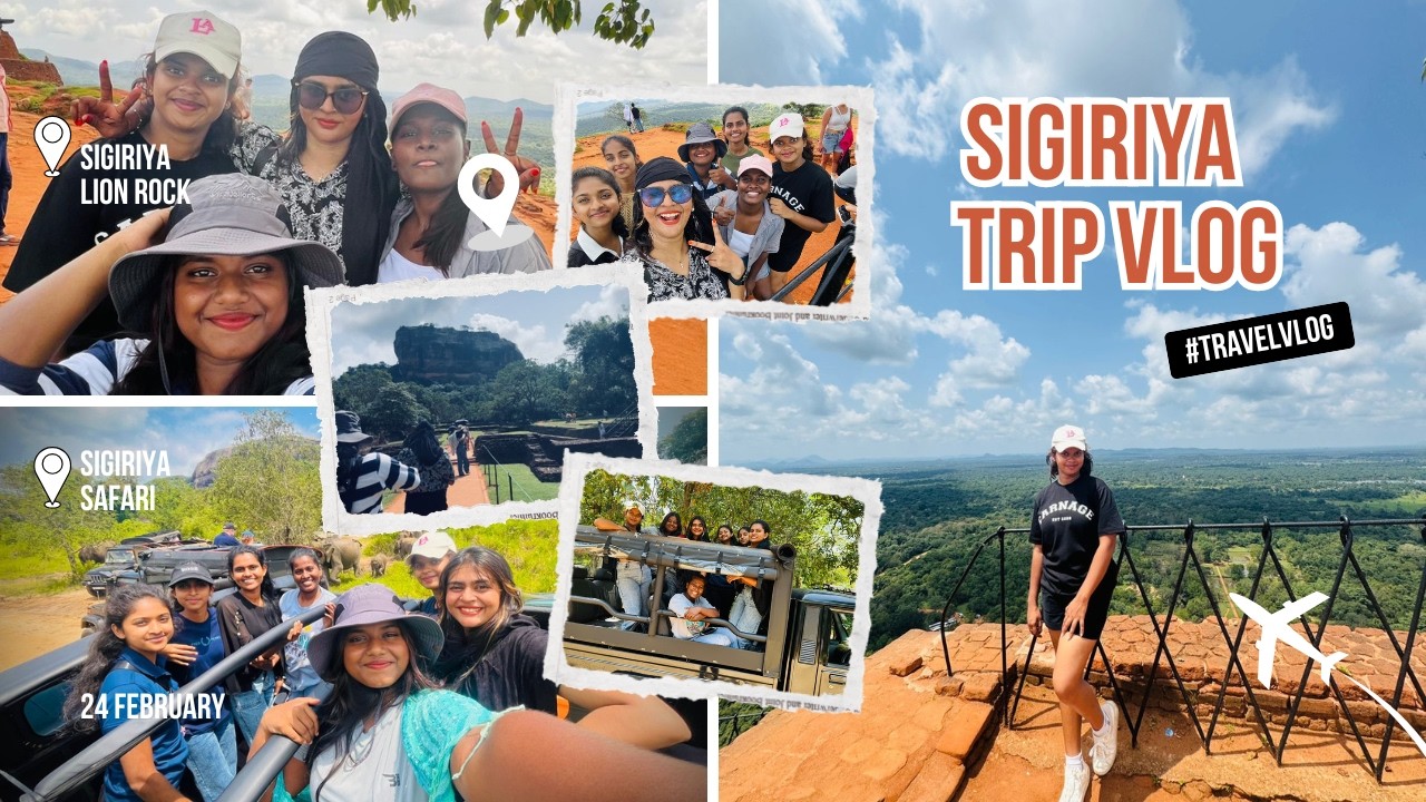 උදේ plan කරලා හවස ගිය සීගිරිය 🤭 |    Safari 😍 | 24 hours in Sigiriya Village