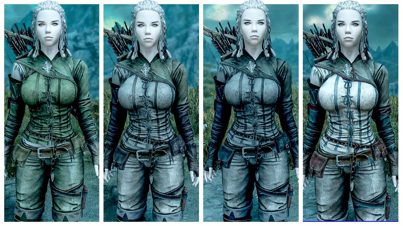Skyrim Outfit Mods - Triss Armor Retextured SE CBBE 3BBB