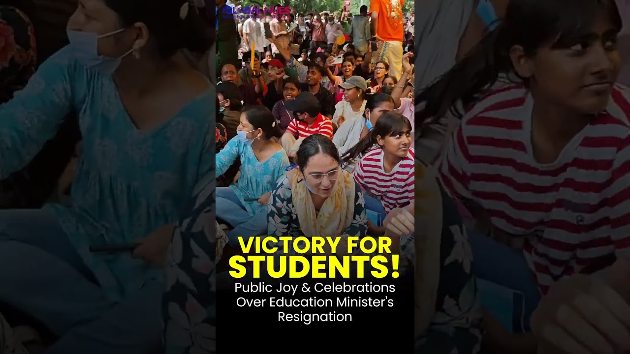 Victory For #students! 💥 Jubilant Scenes After #dharmendrapradhan Steps Down #celebration