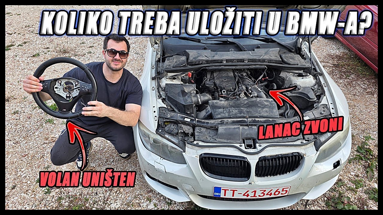 POPRAVKA BMW-A ĆE BITI SKUPA, AJDE DA SABEREM SVE - ZVONI LANAC, MOTOR BALI...