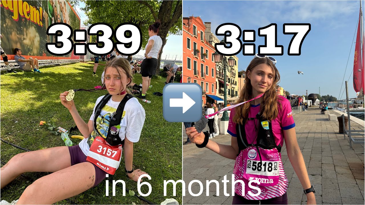I signed up for a marathon 12h prior and ran a MASSIVE PB! Venice 3:17 marathon vlog