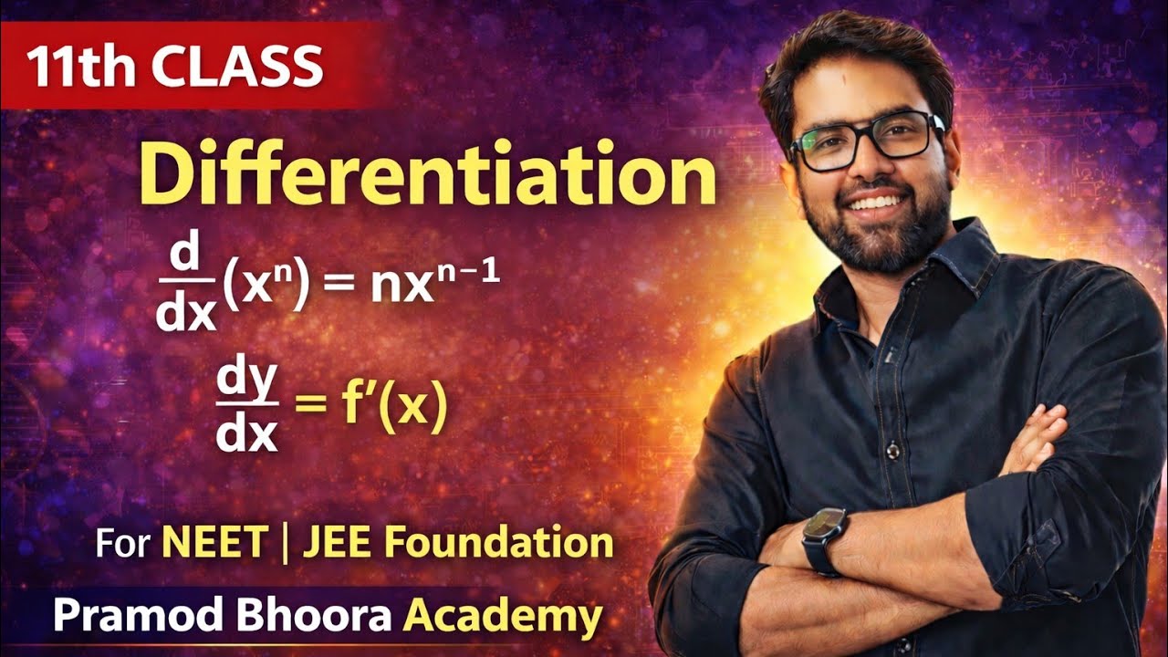 Class 11 Differentiation  part-1 | NEET/JEE Level Concepts + Questions