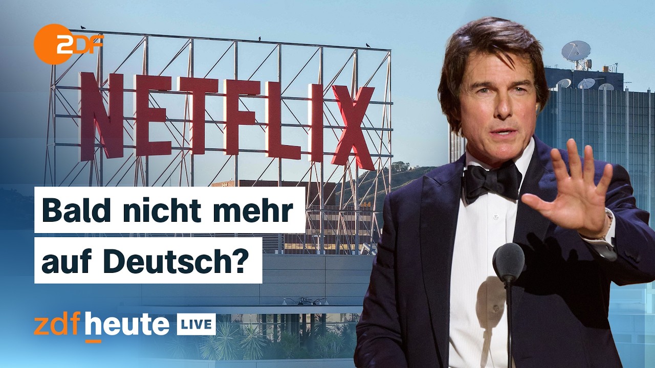 Deutsche Synchronsprecher verweigern die Zusammenarbeit mit Netflix | ZDFheute live
