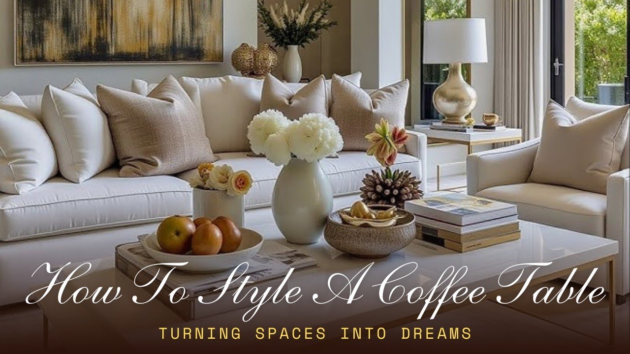 Top Coffee Table Design Ideas for a Beautiful Living Room 2025 | How to Style Your Coffee Table 