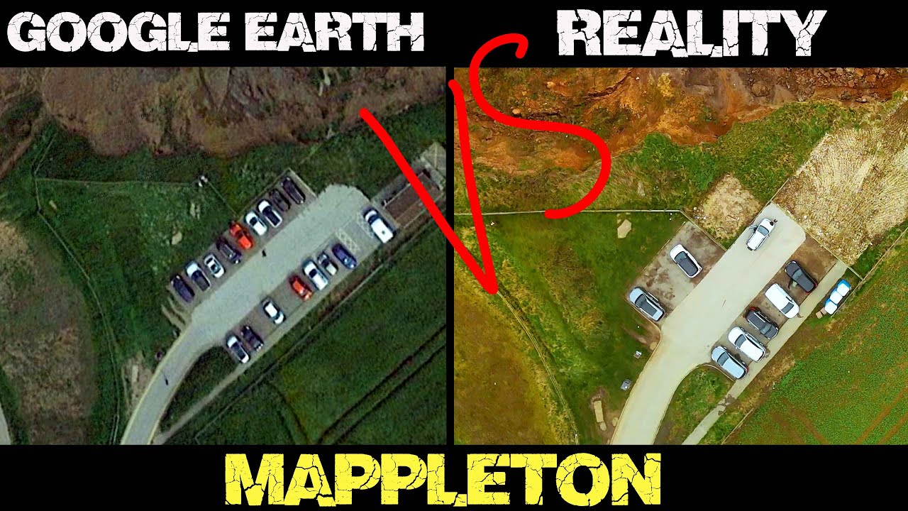 Mappleton, East Yorkshire. A comparison video. 5th November 2024 #erosion