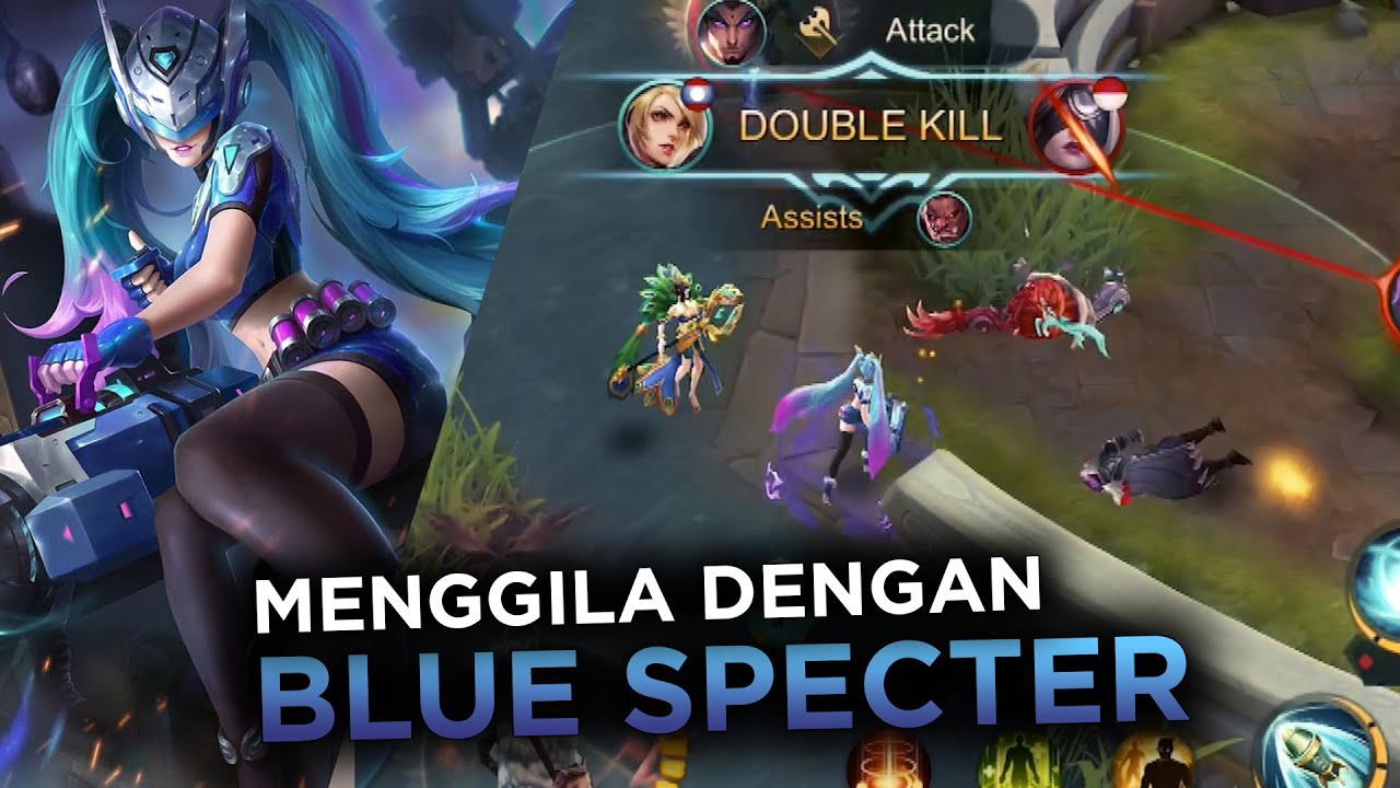SOLO PAKAI SKIN TERLANGKAH LAYLA BLUE SPECTRE.