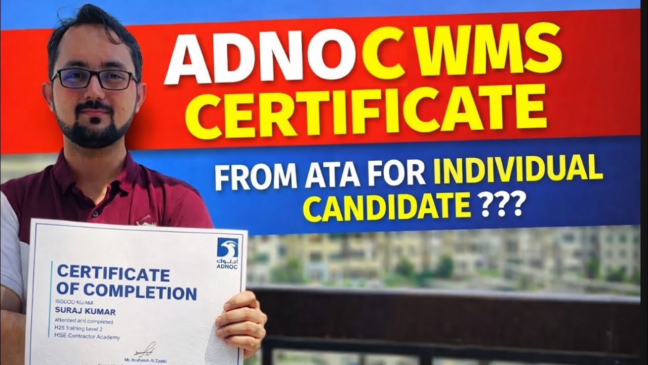 ADNOC WMS from ATA: Individual or Company? | Full Explanation