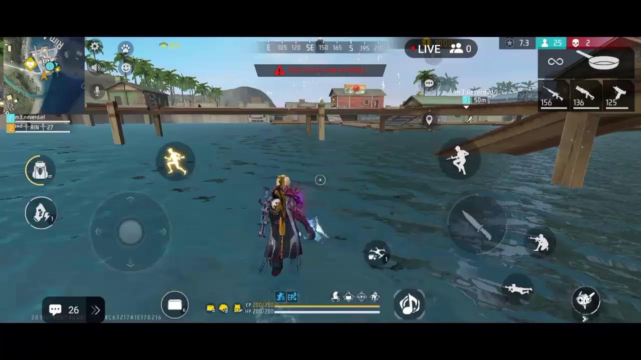 Free Fire BR rake push custom 1vs1 challenge account to join in live stream welcome to my live 😊