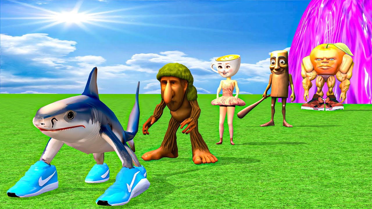 New Long Slide Game With Cow Elephant Gorilla Hippopotamus Tiger 3d Animal Game Funny 3d Animals