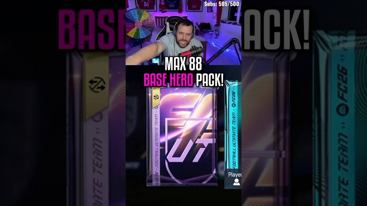 БЕЗУМНАЯ УДАЧА с НОВЫМИ наборами улучшений SBC для героев Max 88! 🔥 #fc26 #packopening #herosbc