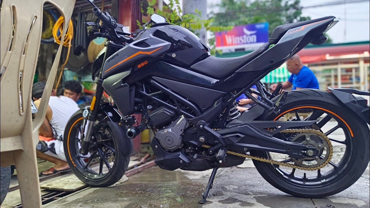 Cfmoto Nk250 replaced rubber dumper, replaced bearing sa sprocket hub, replaced kadena DIY