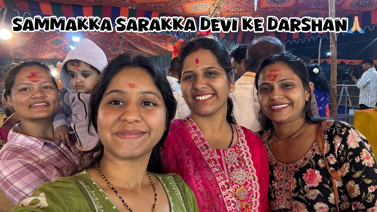 Samaakaa sarakka devi ke Darshan 3 din se aaj hua🙏🏼