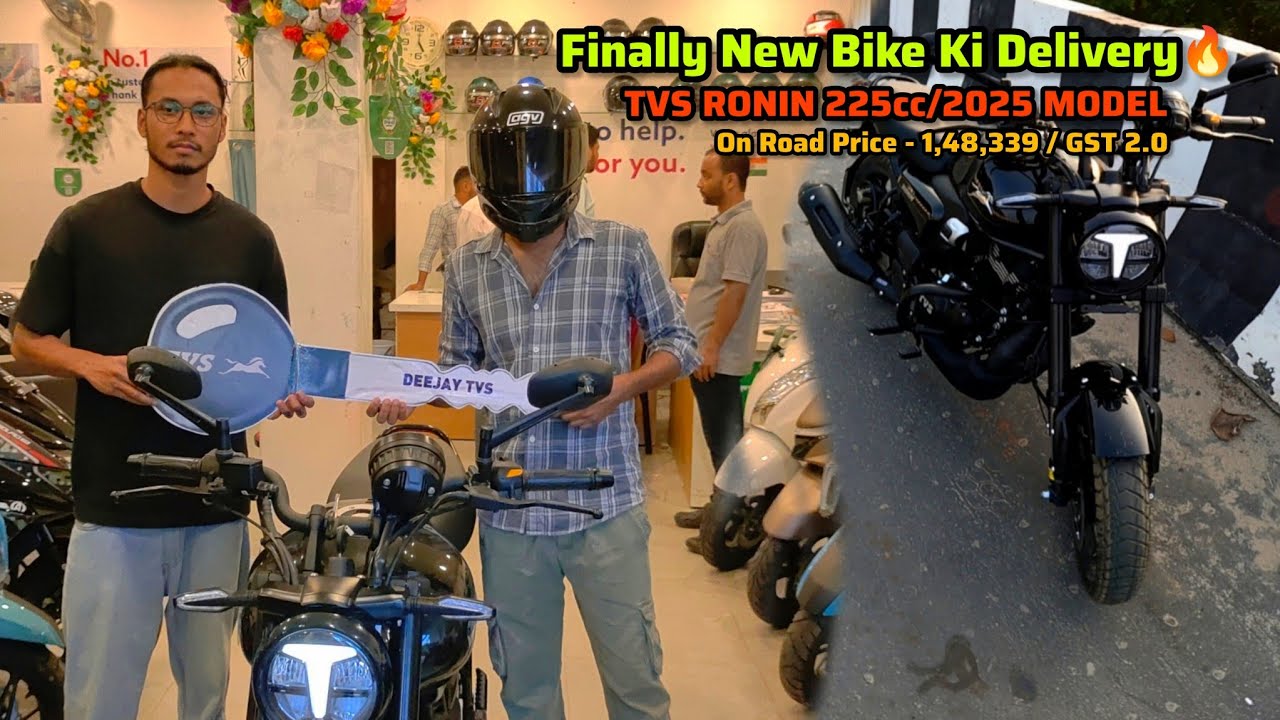 Finally New Tvs Ronin 225 Taking Delivery &hearts;️ | Tvs Ronin 225 New Model 2025 So Exited 😍 