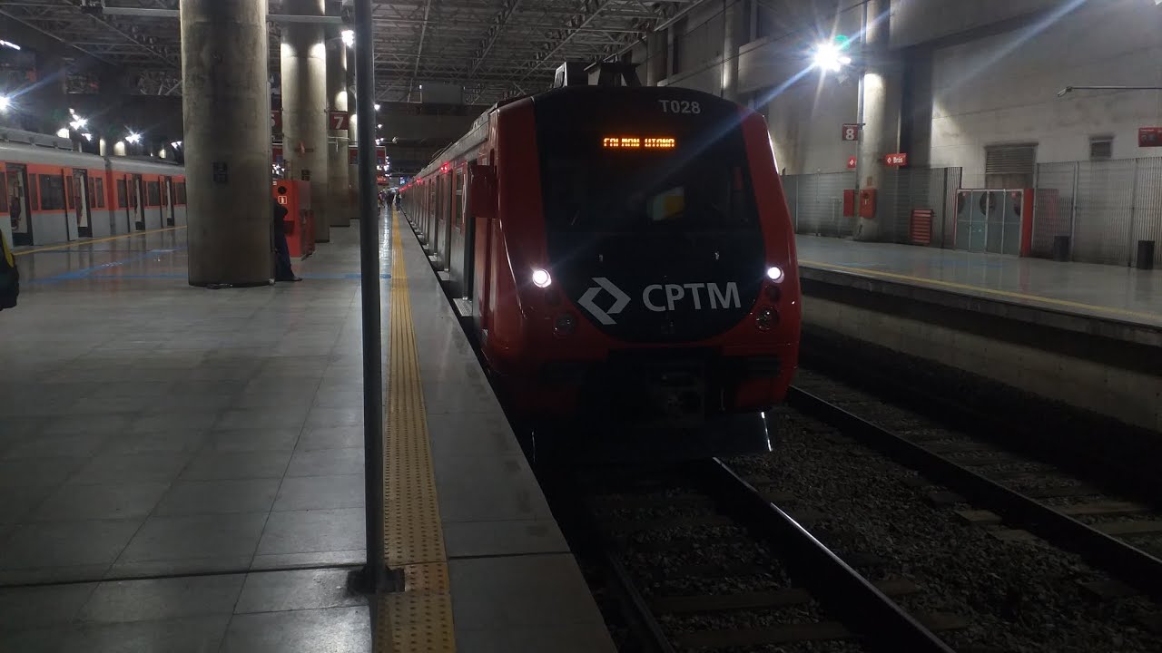 Linha 12 - Tue Alstom S&eacute;rie 9000 (T028) Partindo do Br&aacute;s