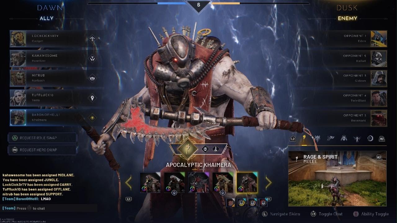 Khaimera Jungle IV - (ft. Kahawesome as Howtizer) I hate this hero so much, he is so braindead easy!