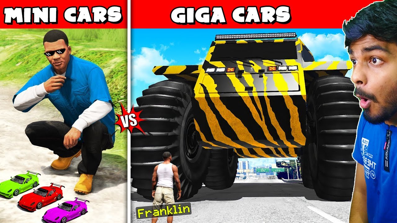 இவ்வளவு பெரிய CARS-ஆ😱MINI CARS vs GIGA CARS in GTA 5 | Gta 5 tamil | Gta tamilan