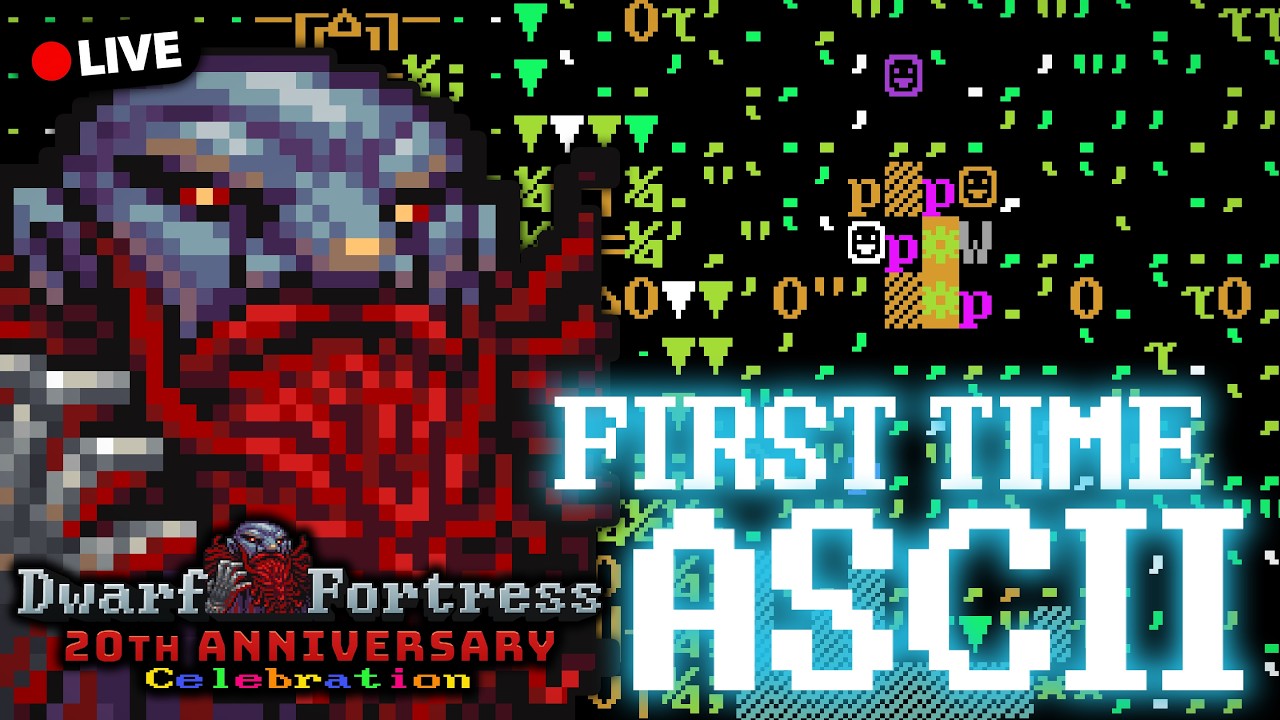 Let's Play Dwarf Fortress ASCII for the FIRST TIME
