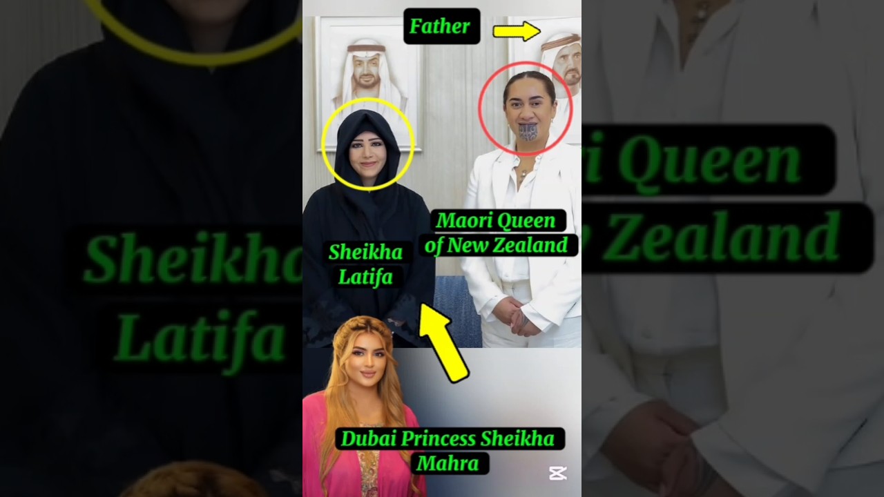 Dubai Royal Family|Dubai Princess Sheikha latifa meet to Maori Queen of New Zealand#lifestyle#shorts