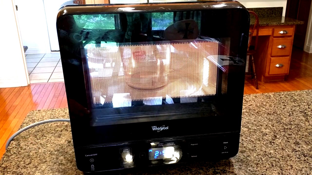 SMALLEST PROFILE Countertop Microwave - 5 star rating!  We Love This!  REVIEW