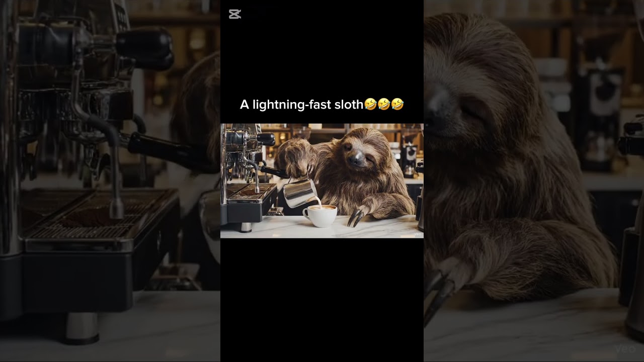 Latte Art in a Flash: The Sloth Barista Challenge (AI Wonder)