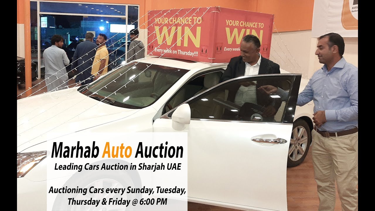 Winner Mr. Sadiq - Lexus ES-350 | Used Cars Auction | Win with Marhaba | Industrial Area 2 - Shrjah