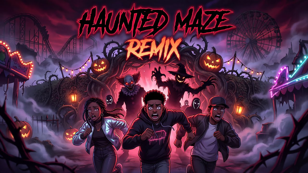 HAUNTED MAZE |REMIX #animemusicvideo #originalanime