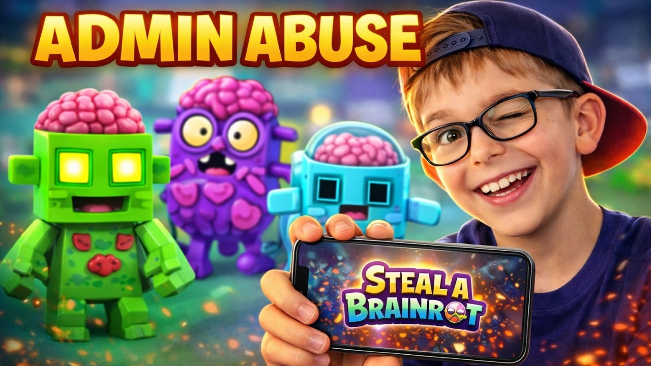 Admin abuse plus lucky block sur Steal a Brainrot | 07/02/2026