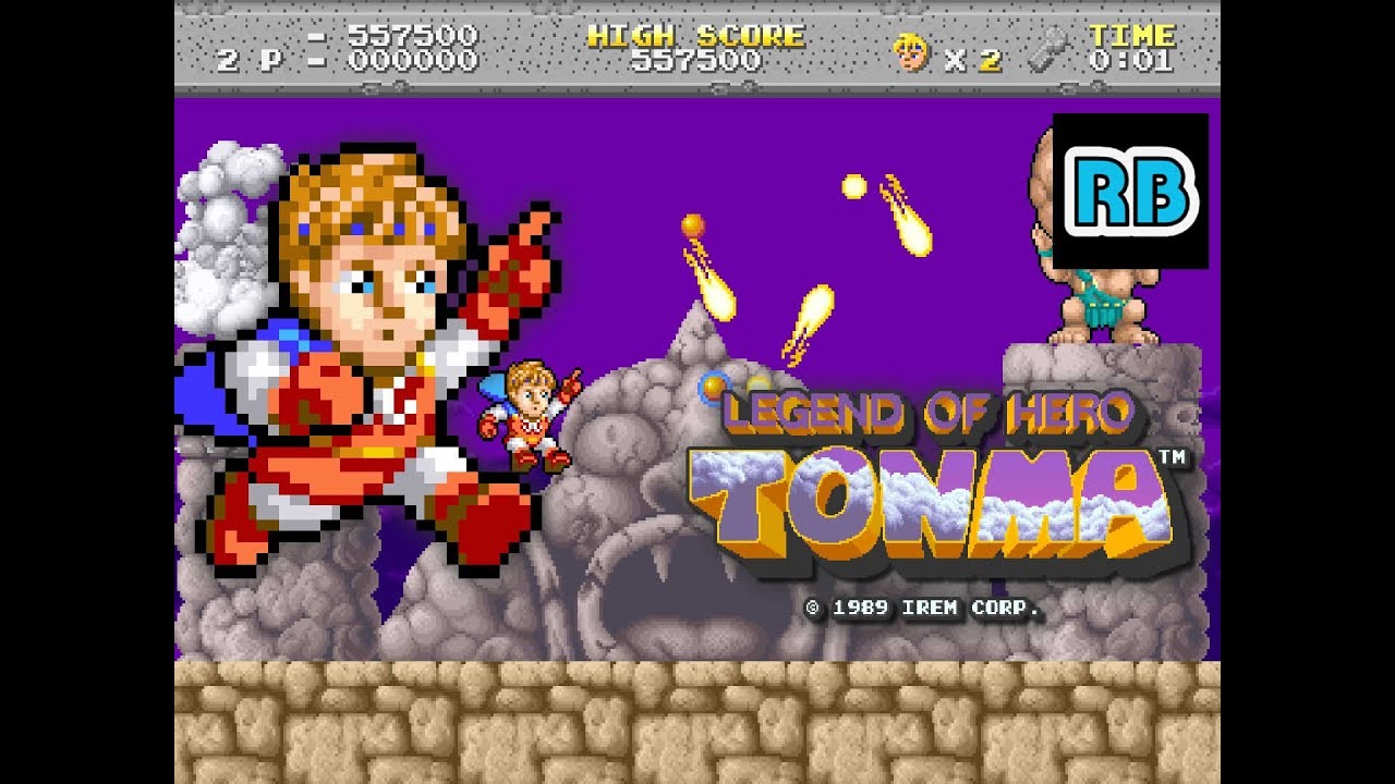 1989 [60fps] Legend of Hero Tonma 999900pts ALL