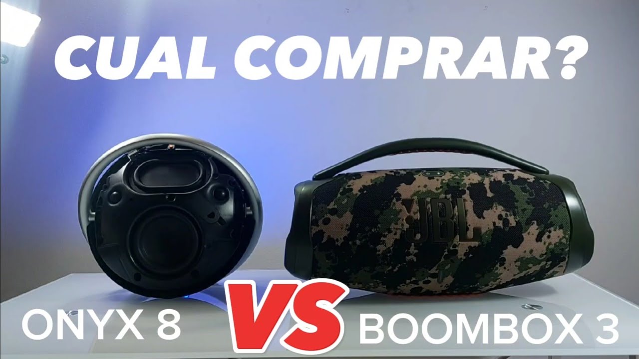 JBL boombox 3 VS HARMAN kardon onyx studio 8 (CUAL SUENA MEJOR?) #power #bass #jbl