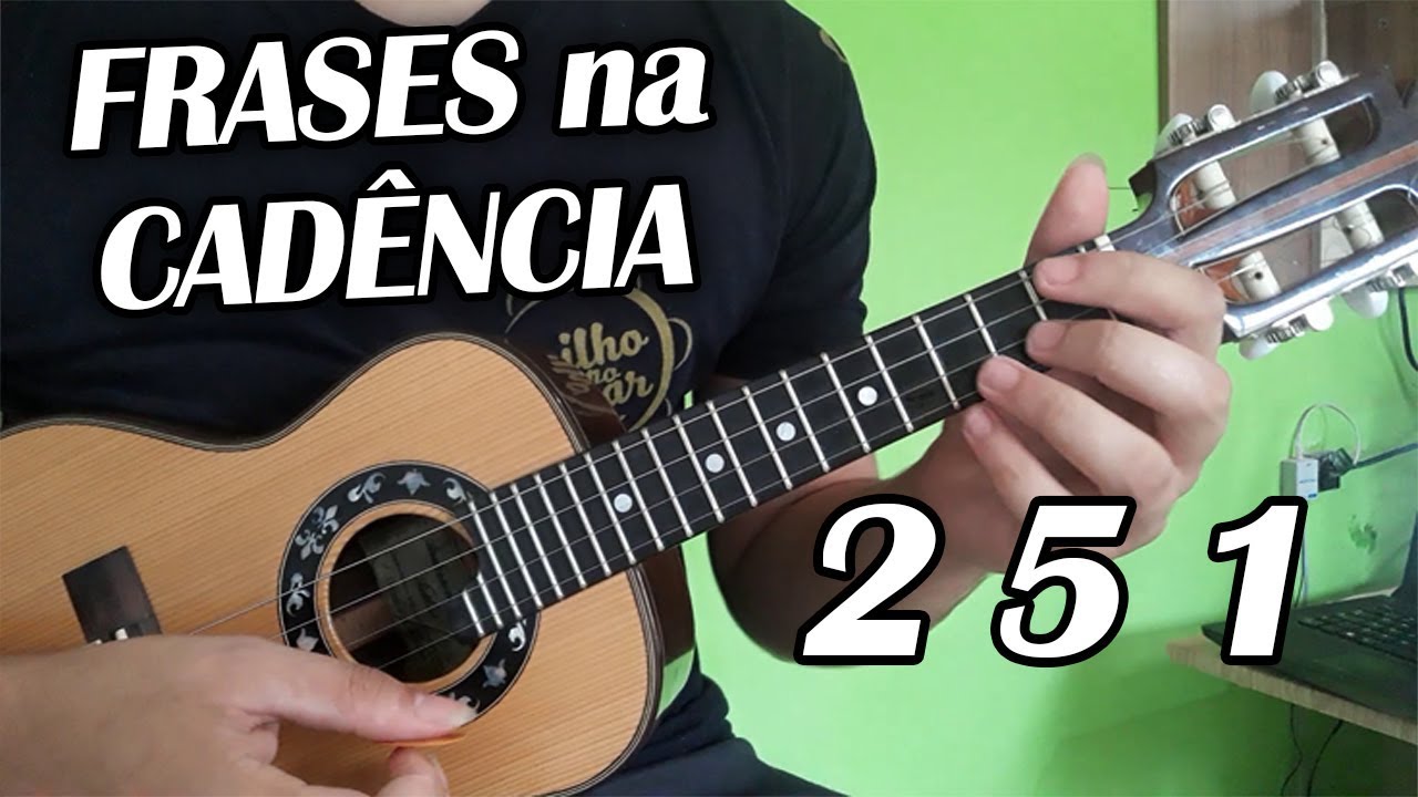 FRASES na Cadência 2,5 1 no Cavaquinho - Como tocar Cavaquinho