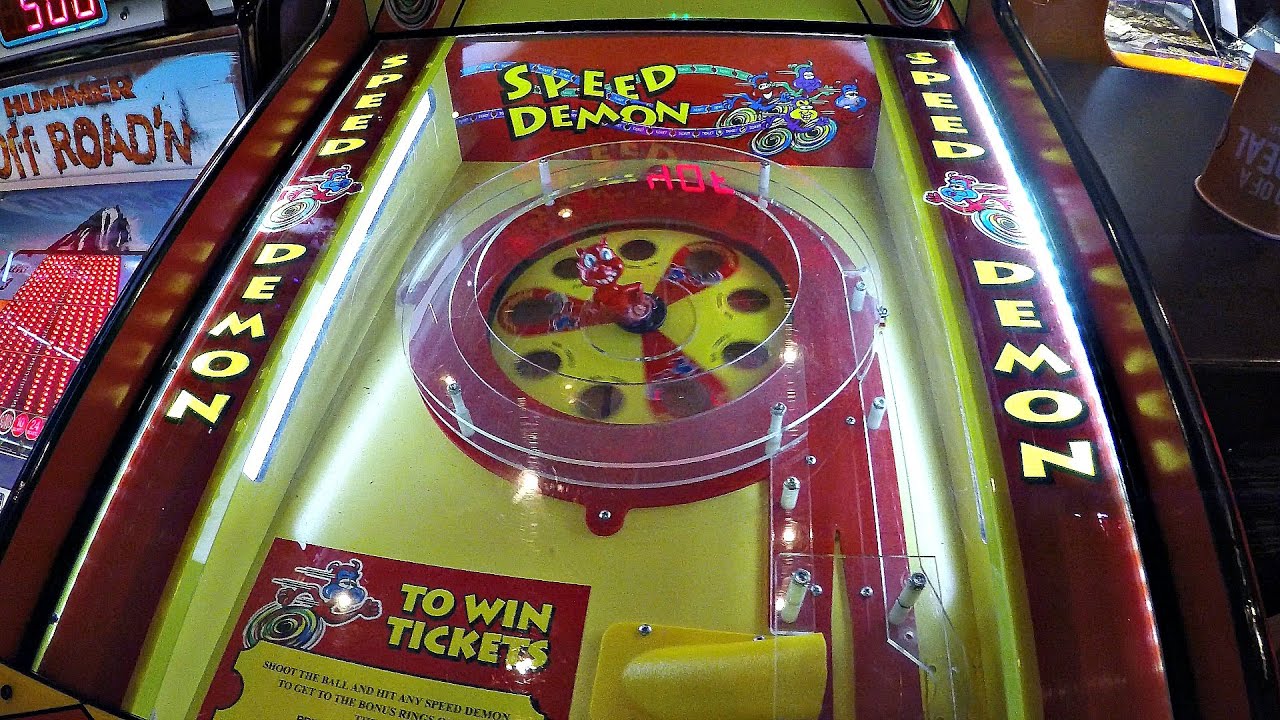 Speed Demon Ticket Redemption Arcade Gaming Center Let's Play For Fun At Dave & Buster's