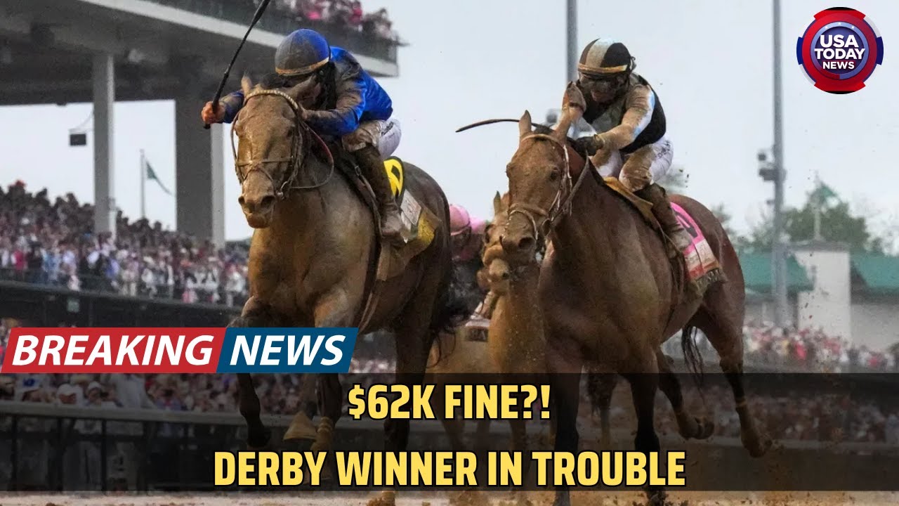 Junior Alvarado's Derby Win Under Fire | Whip Rule Violation Sparks Outrage । USA TODAY NEWS