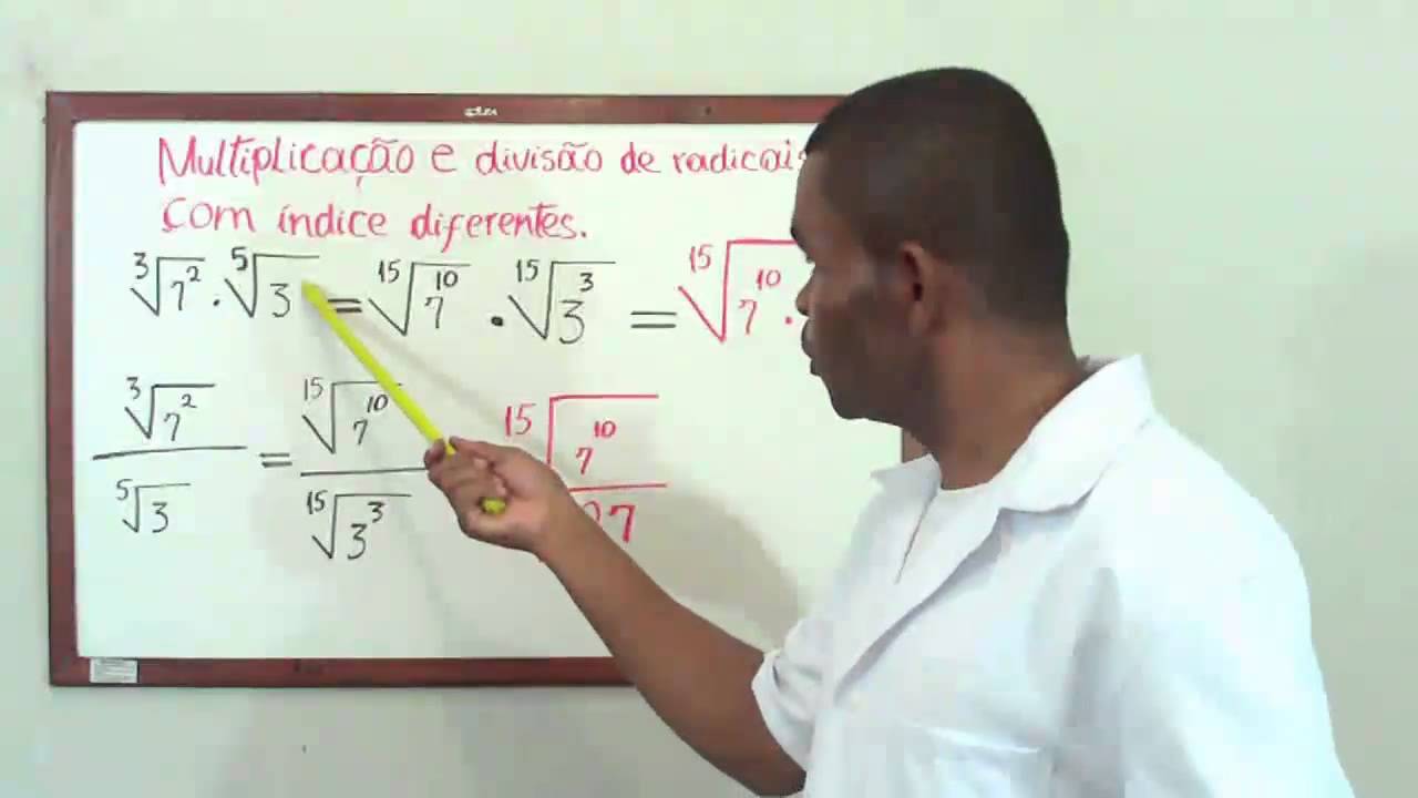 Multiplicação e divisão de radicais com índices diferentes, Aula Nº 49