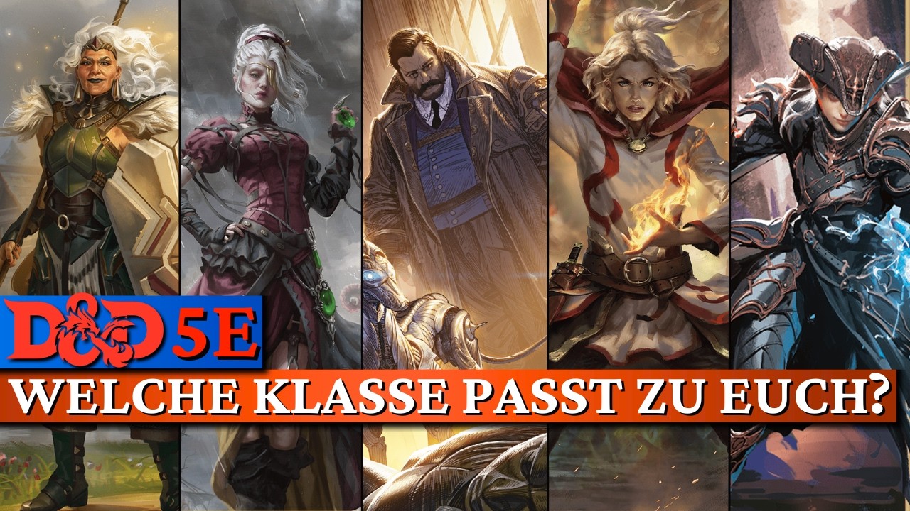 D&D 5E - Welche Klasse solltet IHR spielen? Ein Überblick!