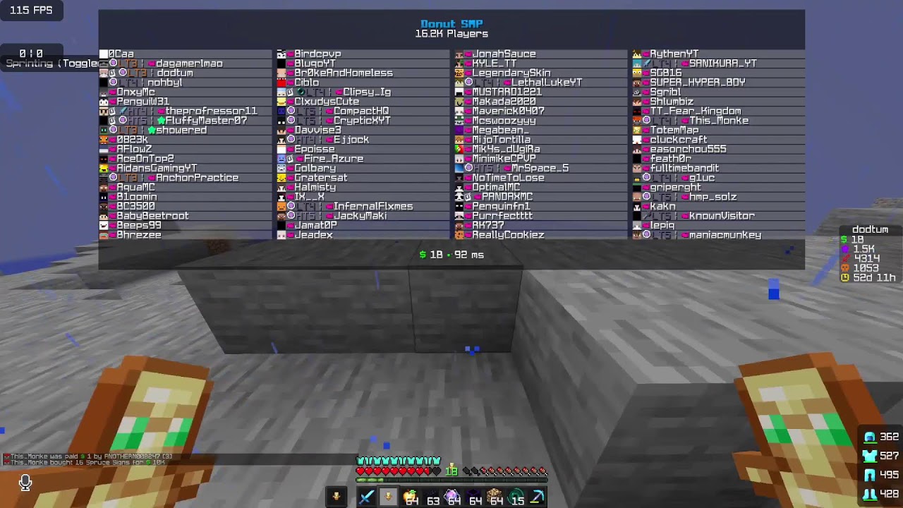 DonutSMP LIVE: WAGERING: PVPING: RTPQ AND MORE: