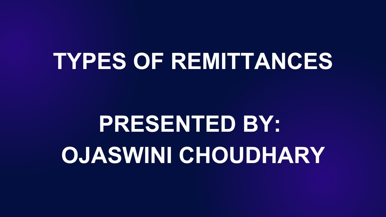 Types of Remittances