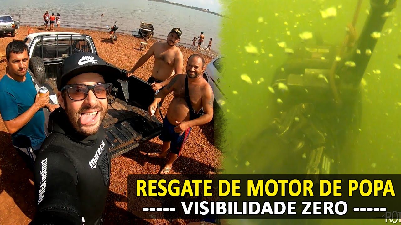 RESGATE DE MOTOR DE POPA - VISIBILIDADE ZERO